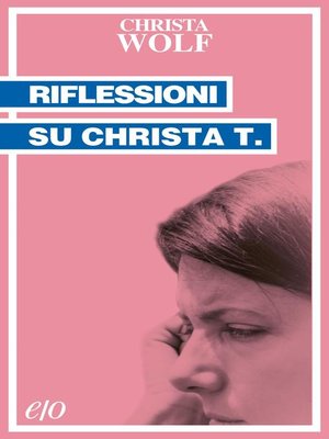 cover image of Riflessioni su Christa T.